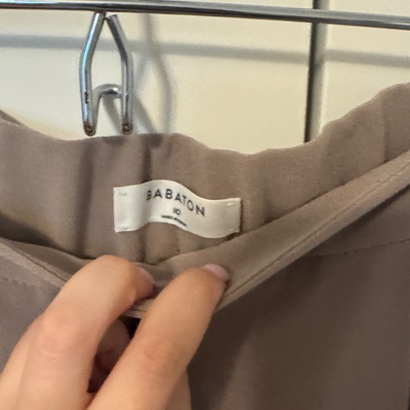 Aritzia Taupe Trousers - Picture 2 of 4